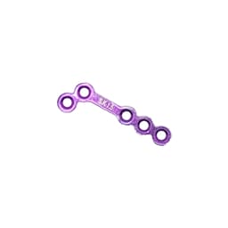 SK Surgicals Titanium Mini Bone Plates L Shape 120° With Gap - Right 1.5mm (5 Holes) 105.530TR