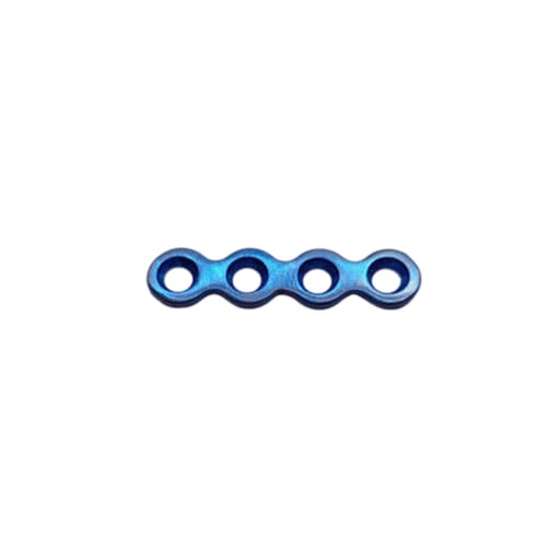 SK Surgicals Titanium Mini Bone Plates Continuous - 2mm (4 Holes) 200.401T