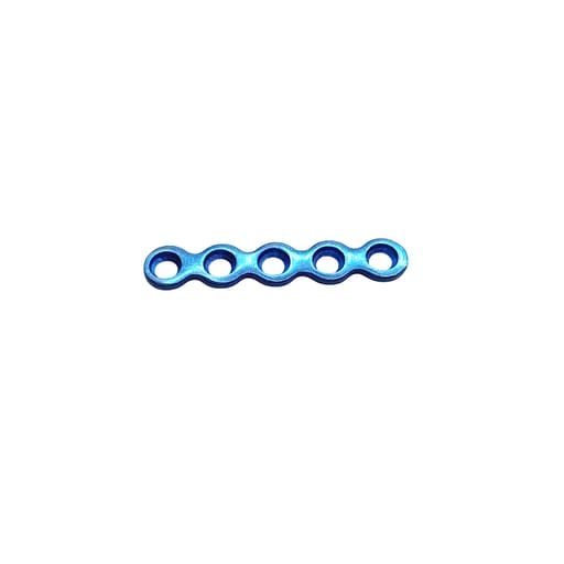 SK Surgicals Titanium Mini Bone Plates Continuous - 2mm (5 Holes) 200.501T (Pack of 2 )