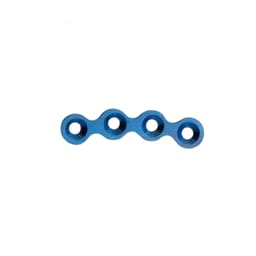 SK Surgicals Titanium Mini Bone Plates Orbital Continuous - 2mm (4 Holes) 200.411T (Pack of 2  )