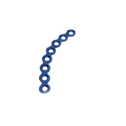 SK Surgicals Titanium Mini Bone Plates Orbital Continuous - 2mm (8 Holes) 200.811T (Pack of 2  )