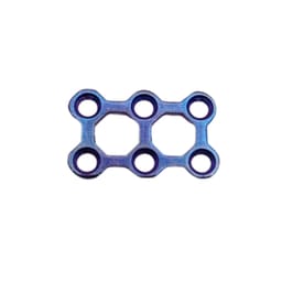 SK Surgicals Titanium Mini Bone 3D Plates - 2mm (Pack of 2) - 3