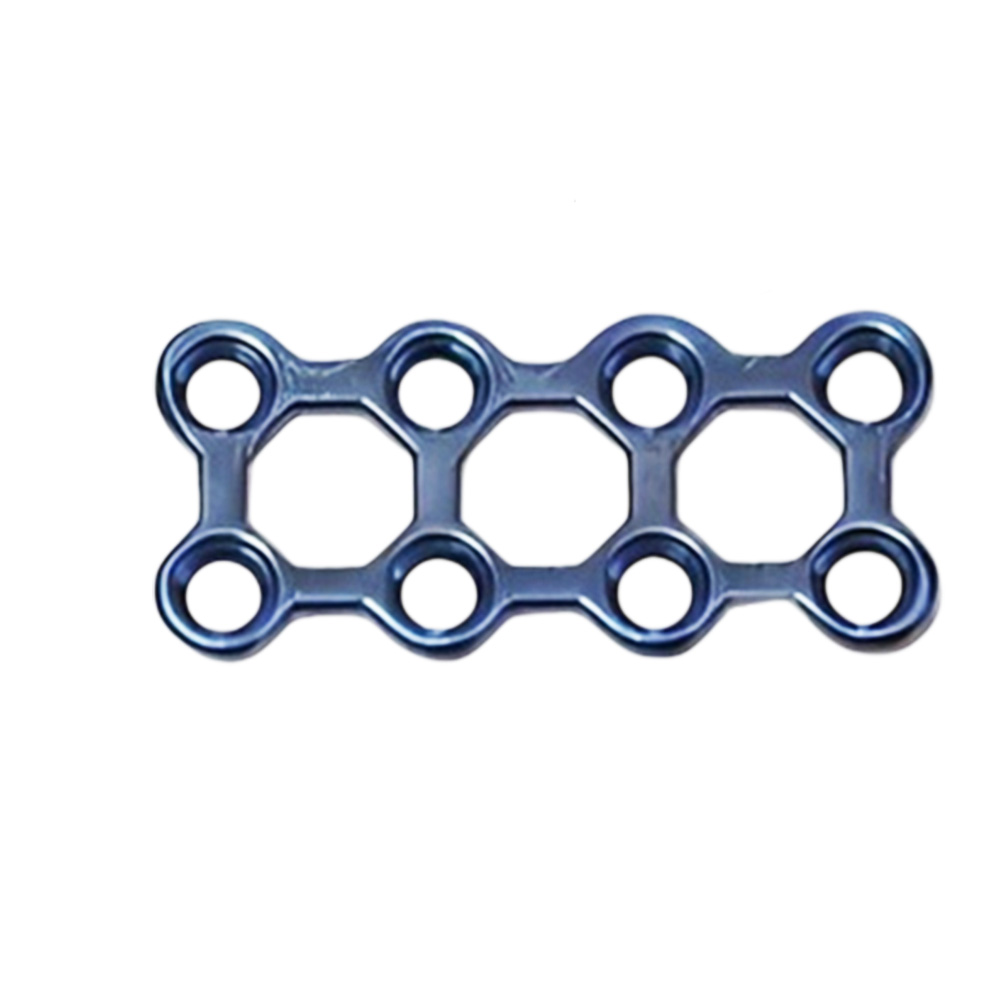 SK Surgicals Titanium Mini Bone 3D Plates - 2mm (8 Holes) 300.800T