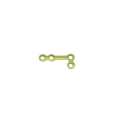 SK Surgicals Titanium Mini Bone Locking Plates L Shape Left - 2mm (4 Holes) 200.420TLL