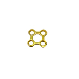 SK Surgicals Titanium Mini Bone Locking 3D Plates - 2mm (4 Holes) 300.400TL