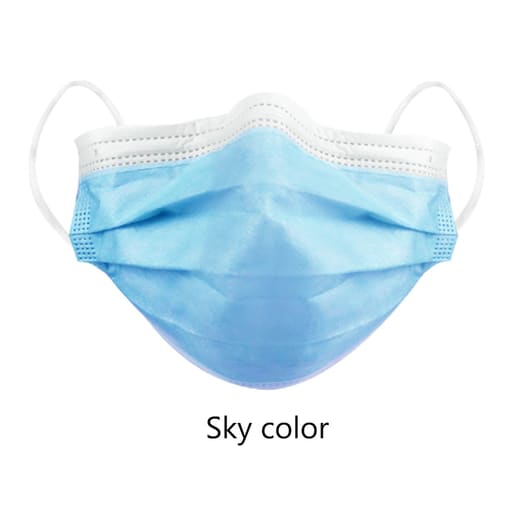 Waldent 3 Ply Mask - Multicolor (Pack of 50)