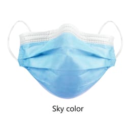 Waldent 3 Ply Mask - Sky Color (Pack of 50)