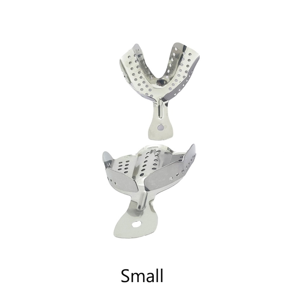 Moriz Stainless Steel Perforated Impression Trays Small - U/L (Pair of 1)