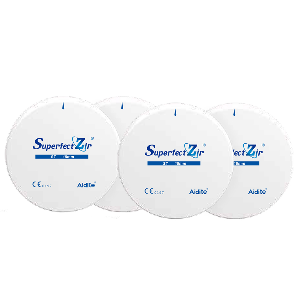 Aidite SuperfectZir Zirconia Blocks ST (white)