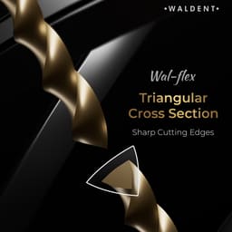 Waldent Wal-flex Gold Rotary Files 25mm - 5