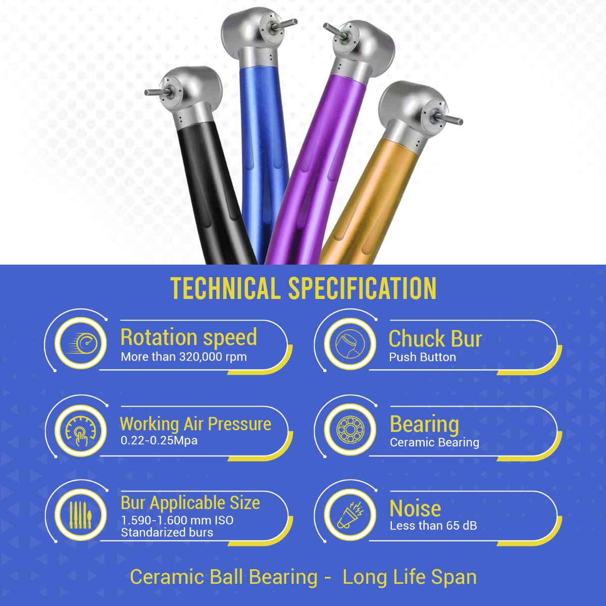 Waldent Spectra Airotor And Cartridge - Standard
