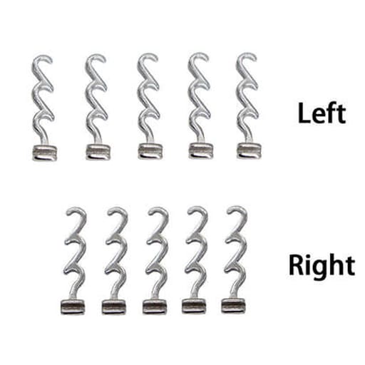 OSL Spiral Crimpable Hook - 0.022 (Pack Of 10)