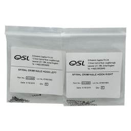 OSL Spiral Crimpable Hook - 0.022 (Pack Of 10)