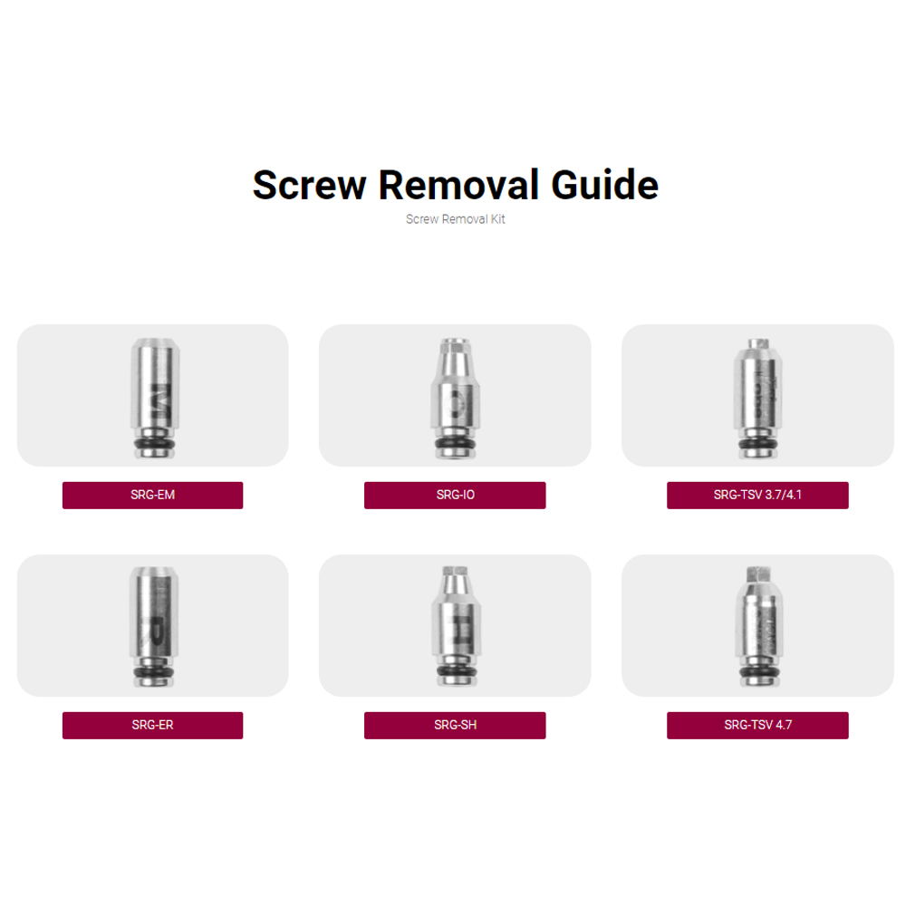 MCTBIO Screw Removal Kit (SRK-01)
