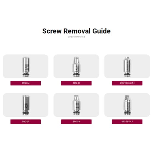 MCTBIO Screw Removal Kit (SRK-01)