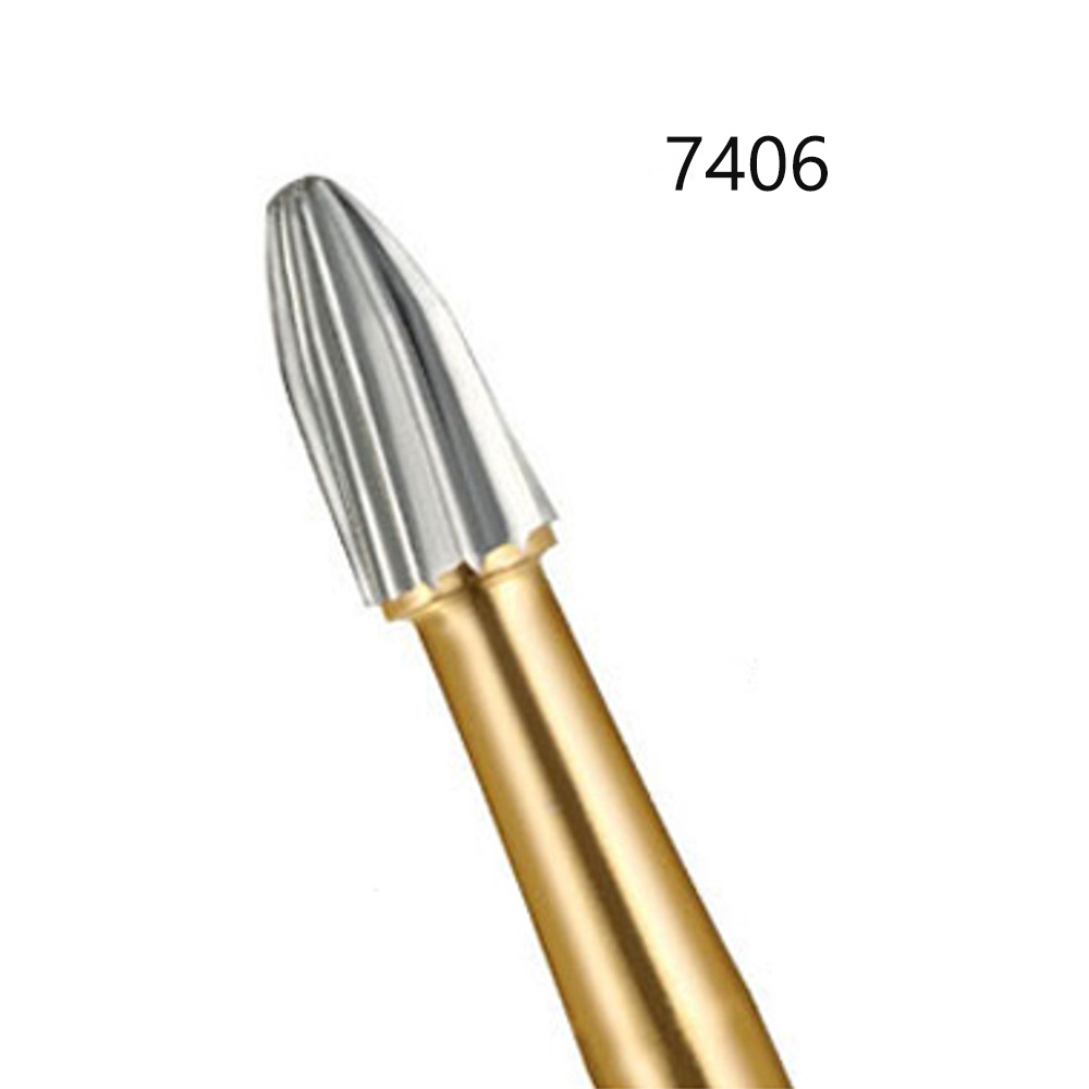 SS White Egg Finishing Bur-12 Blades #7406 (Pack Of 5)