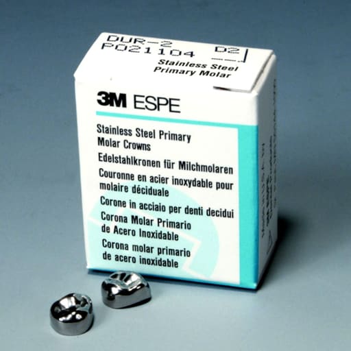 3M ESPE SS Crown Primary Molar Crown-D (1st molar) (Pack of 2)