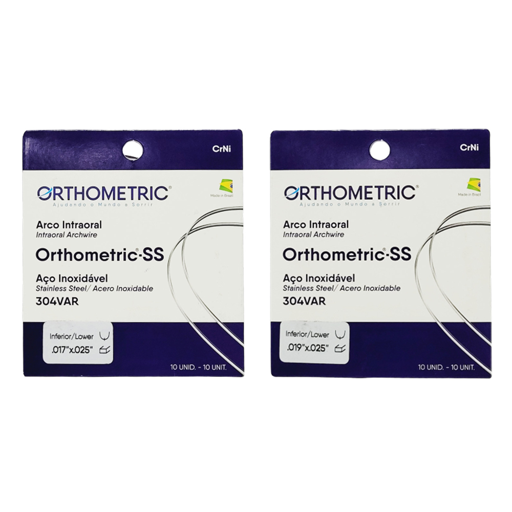 OrthoMetric SS Archwires - Rectangular (10/Pk)