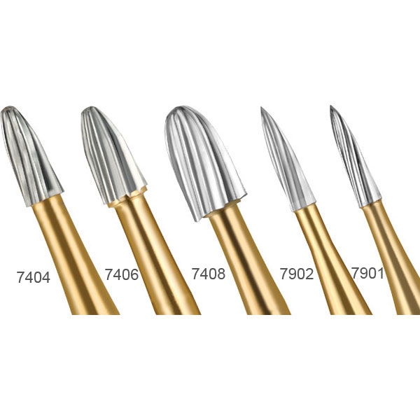 SS White Finishing Carbide Bur- 12 Blades