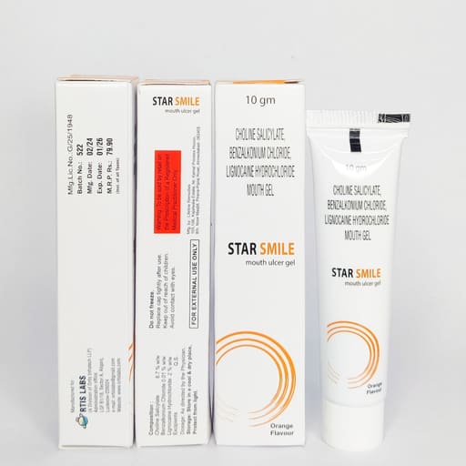 Ortis Star Smile Mouth Ulcer Gel