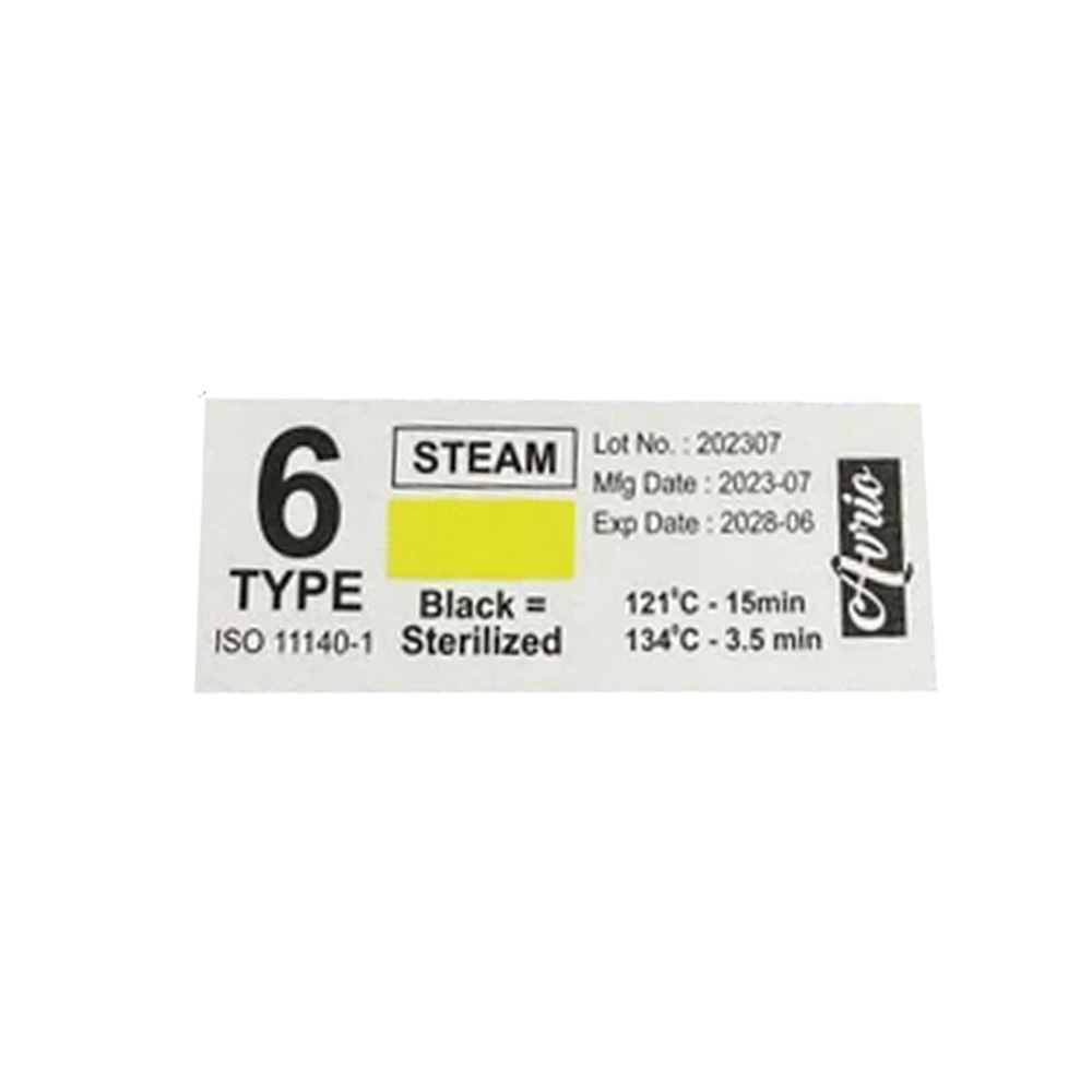 Avrio Type 6 Steam Sterilization Indicator Strips (Pack of 400)