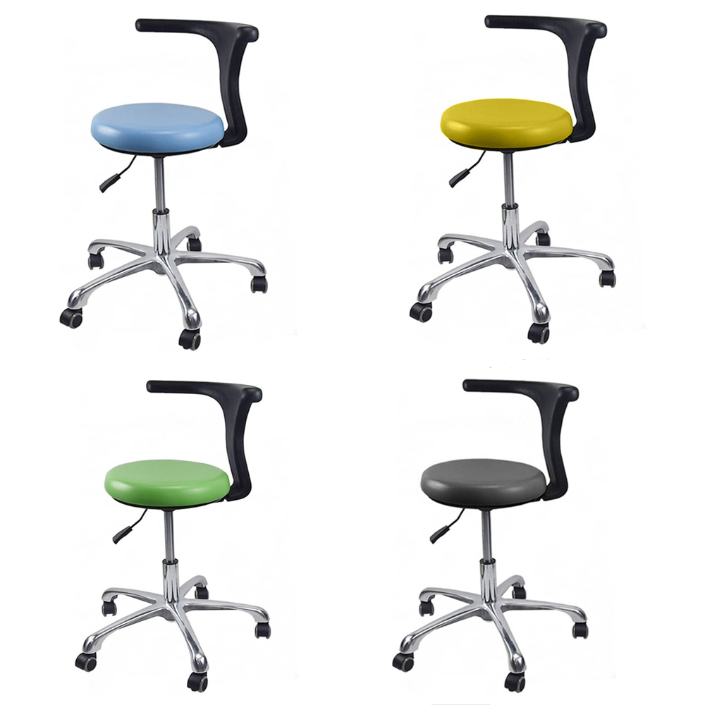 Sparedent Dental Stool with Armrest and Metal Base