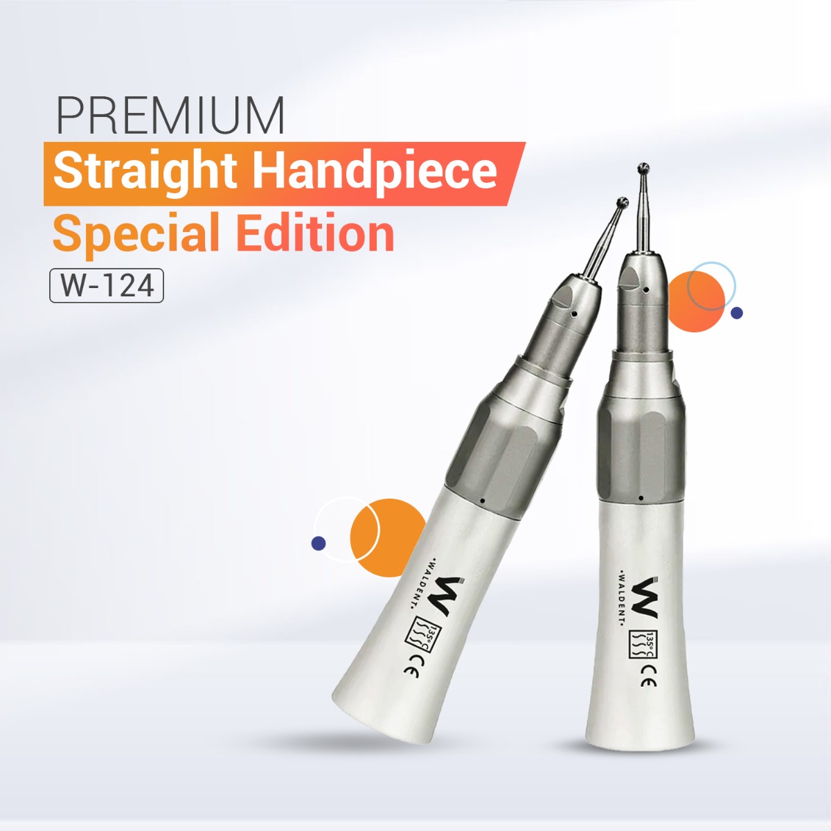 Waldent Premium Straight Handpiece (W-124)