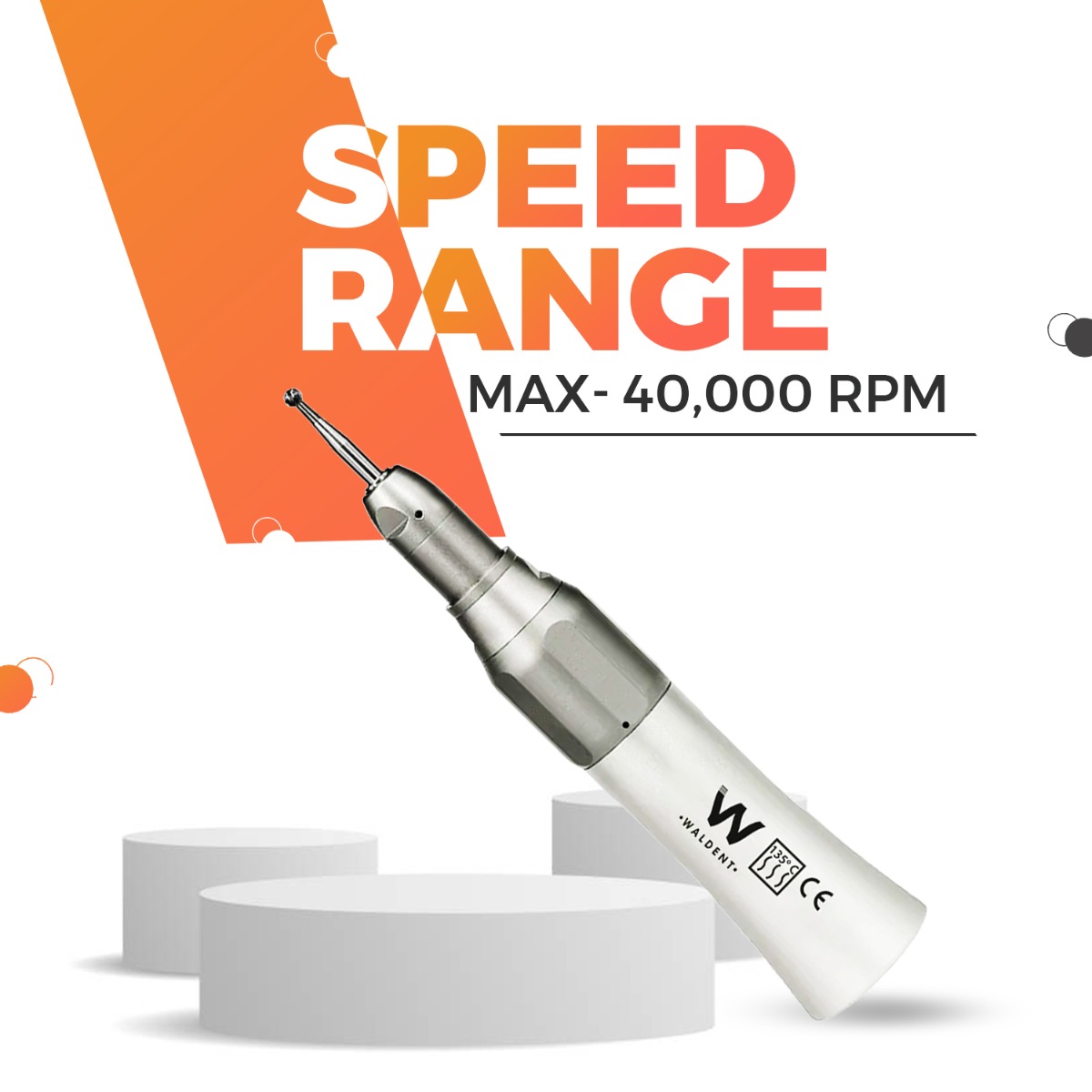 Waldent Premium Straight Handpiece (W-124)