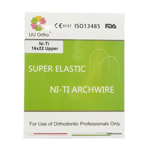 UU Ortho Super Elastic NiTi Archwires -Rectangular Pk/10