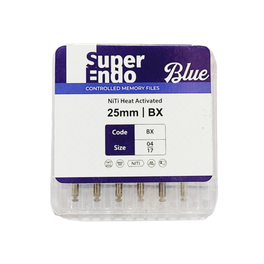 SuperEndo Blue Files 25mm #4/17 (Pack of 6)
