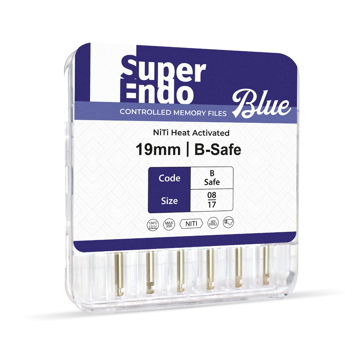 SuperEndo Blue Files 21mm (Pack of 6)