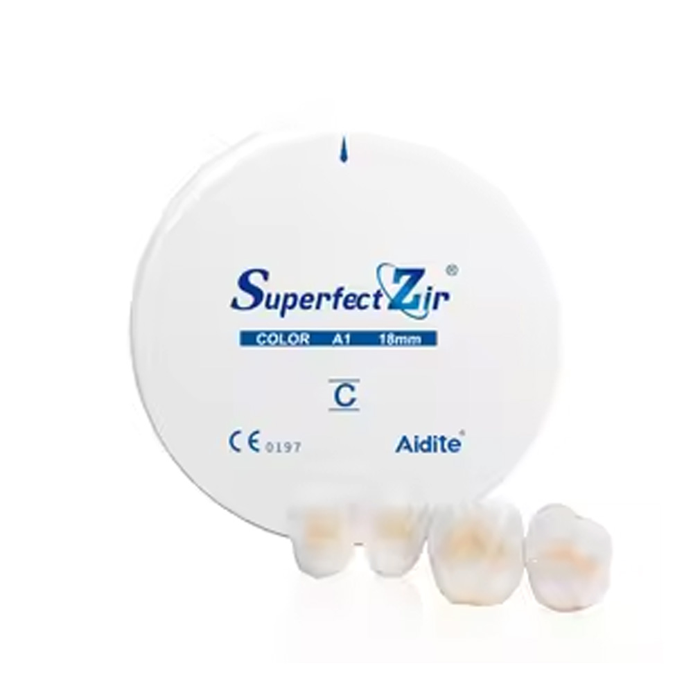 Aidite SuperfectZir Zirconia Blocks ST (Shaded)