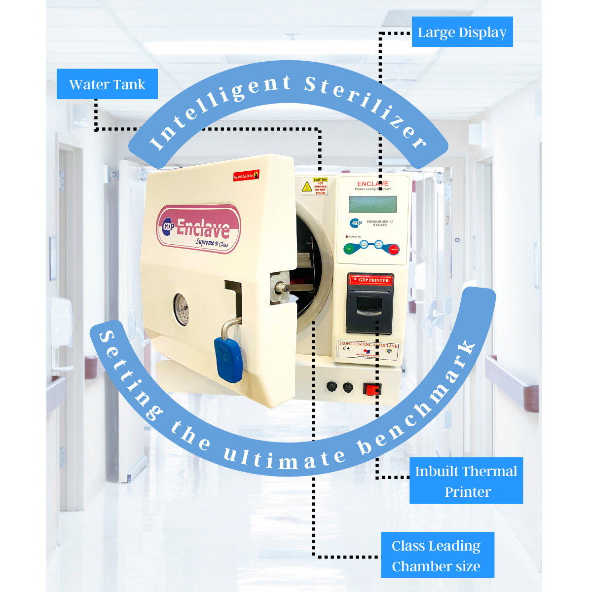 GDP Pro Series Autoclave - 23 ltrs