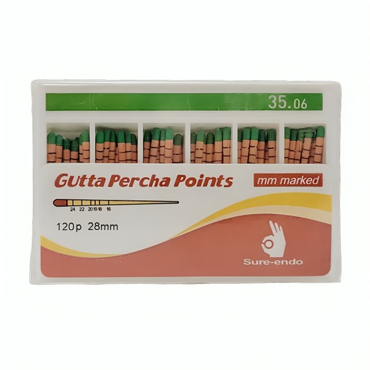 Sure Endo Gutta Percha - 6% #35