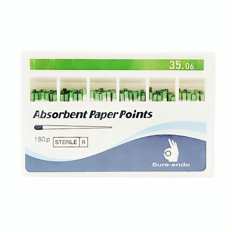 Sure Endo Paper Points Length Marked