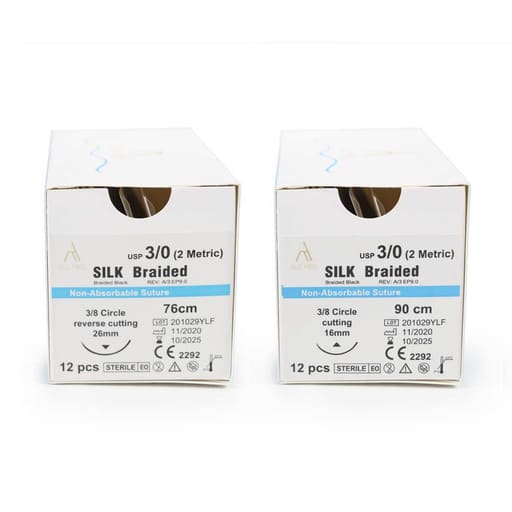 All Med Silk Surgical Sutures
