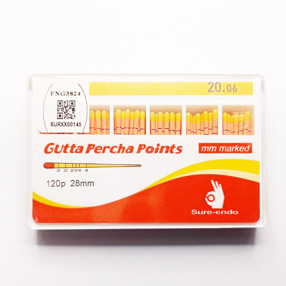 Sure Endo Gutta Percha - 6% #20