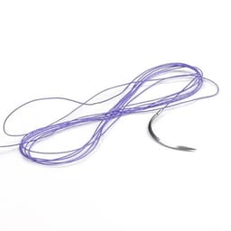 Lotus Solus 910 AM+ #1 Braided Taper Point Polyglactin - 910 Suture With Triclosan LAM2350-910 (Pack of 12) - 7