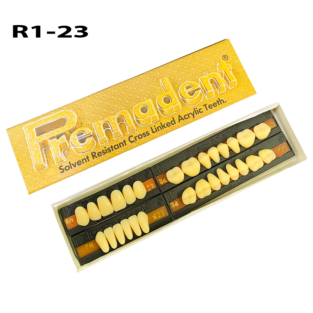 Premadent Teeth Set Cross Linked Acrylic Teeth