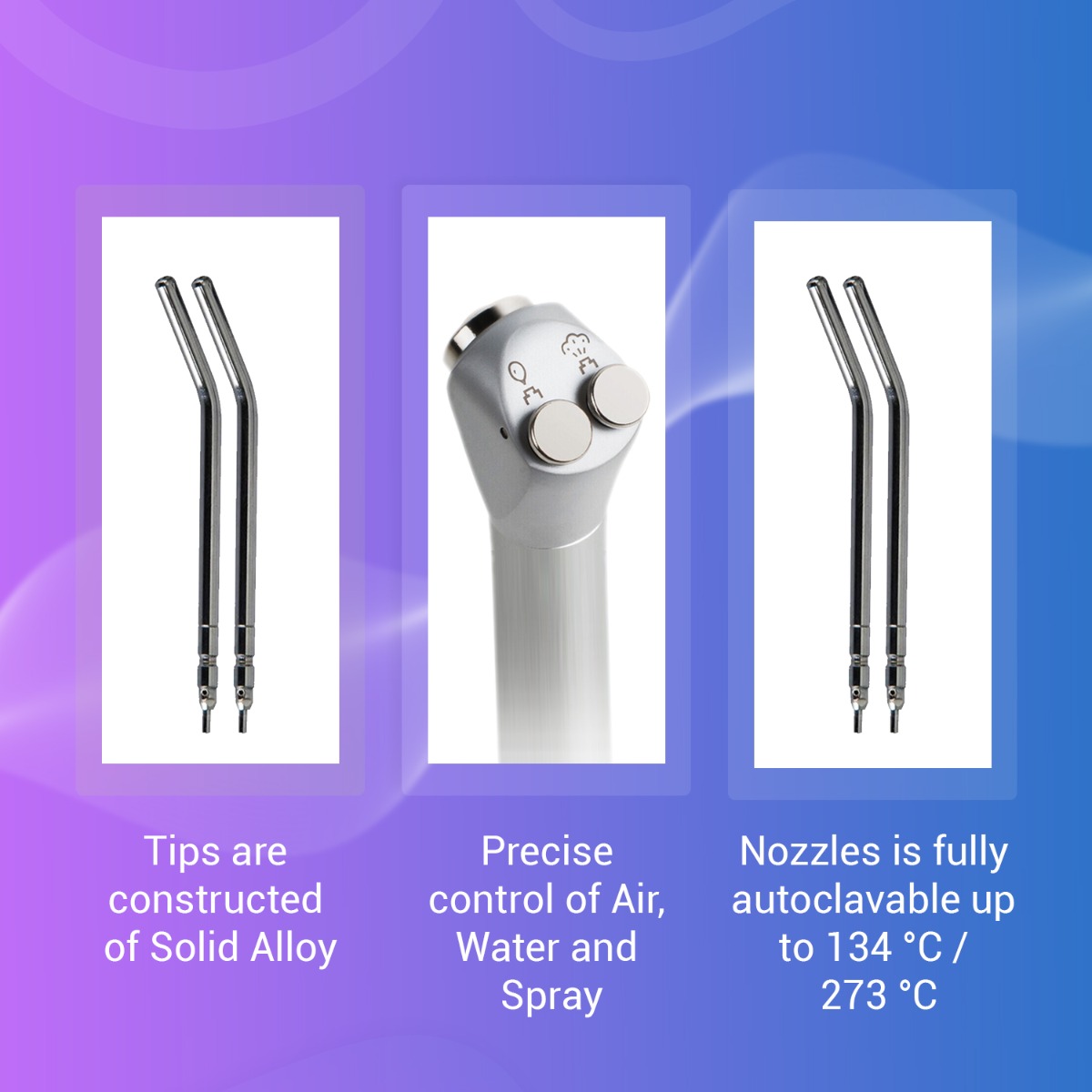 Waldent 3-Way Syringe - Standard