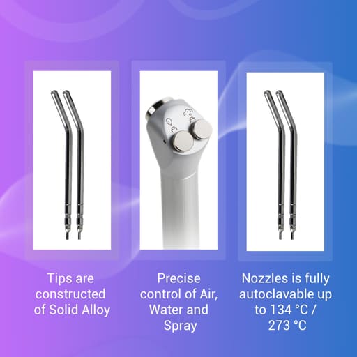 Waldent 3-Way Syringe - Standard