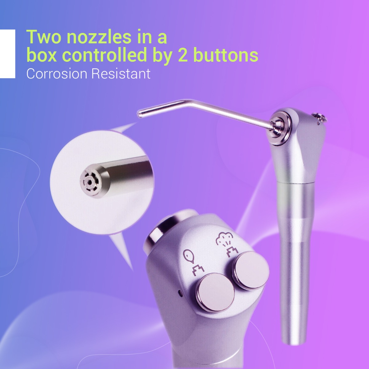 Waldent 3-Way Syringe - Standard