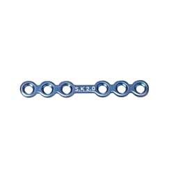 SK Surgicals Titanium Mini Bone Plates With Gap - 2mm (Pack of 2) - 3