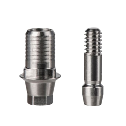 Mediden Dentium SuperLine Compatible Titanium Ti-base Abutment With Screw 4mm - Hex (TB-H-23)