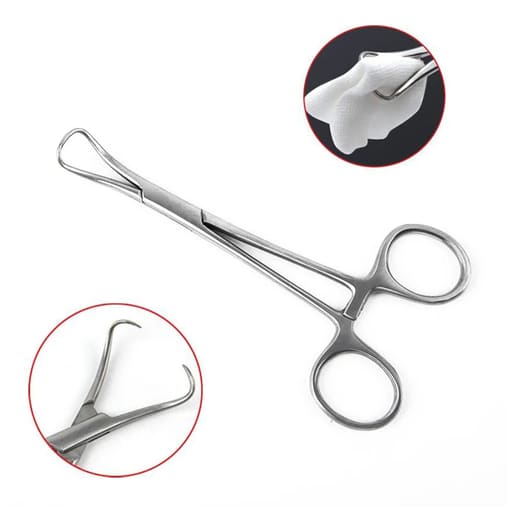 GDC Sterilizing Forceps Backhaus (9cm) (Tc3)