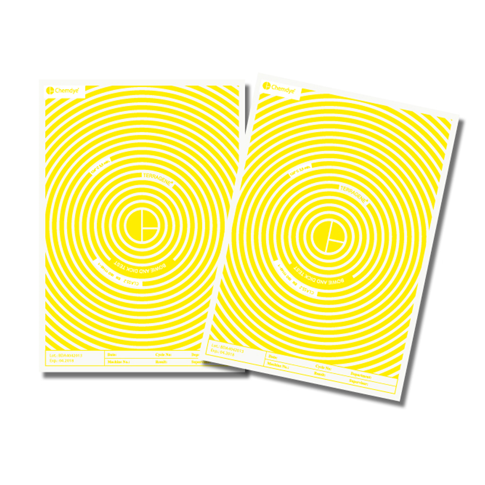 Terragene BDA4 Bowie Dick Test Sheets (Pack of 50)