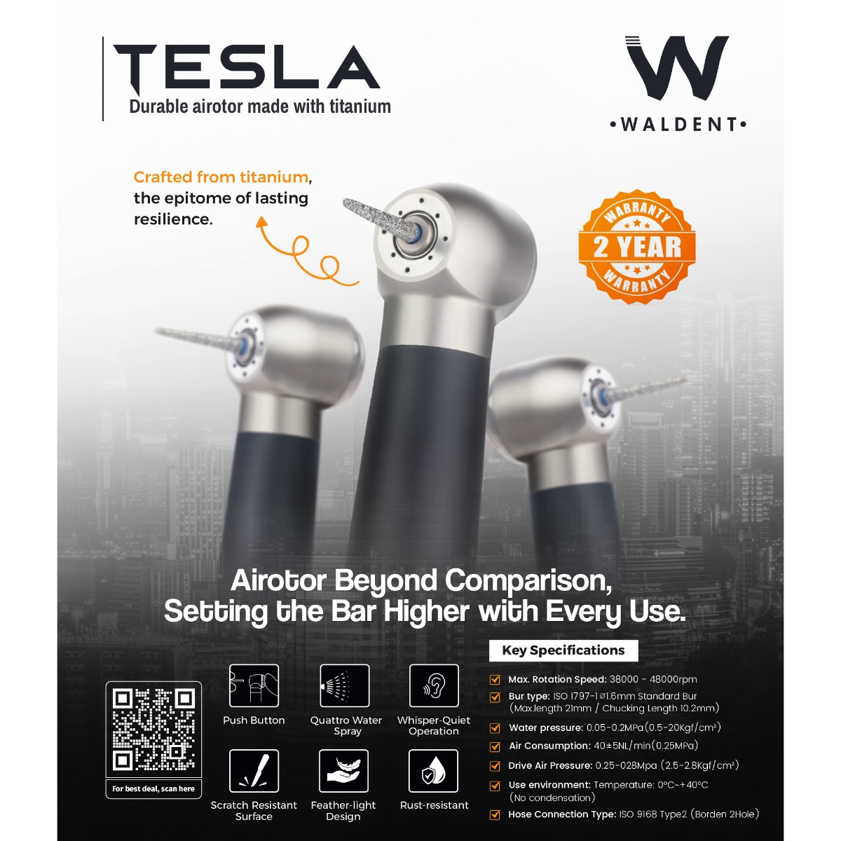 Waldent Tesla Airotor Standard Head (W-160)