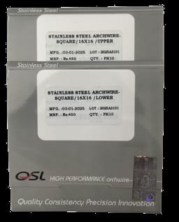 OSL SS Square Form Archwires - Square (Pack Of 10) - 1