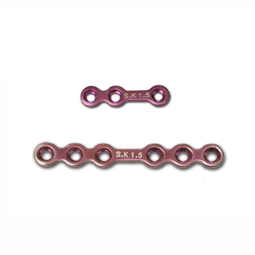 SK Surgicals Titanium Mini Bone Plates With Gap - 1.5mm