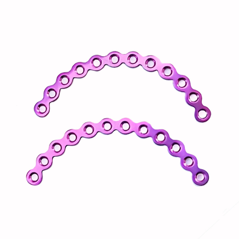 SK Surgicals Titanium Mini Bone Plates Orbital Continuous - 1.5mm